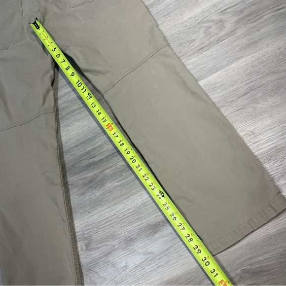 The North Face Men's Khaki hiking pants reflective hems sz 32 - Picture 9 of 12